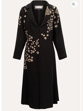 Vintage Collection Paramount Coat With Embroidered Stars